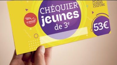 Remise du chéquier Jeune collégien pour les 3èmes