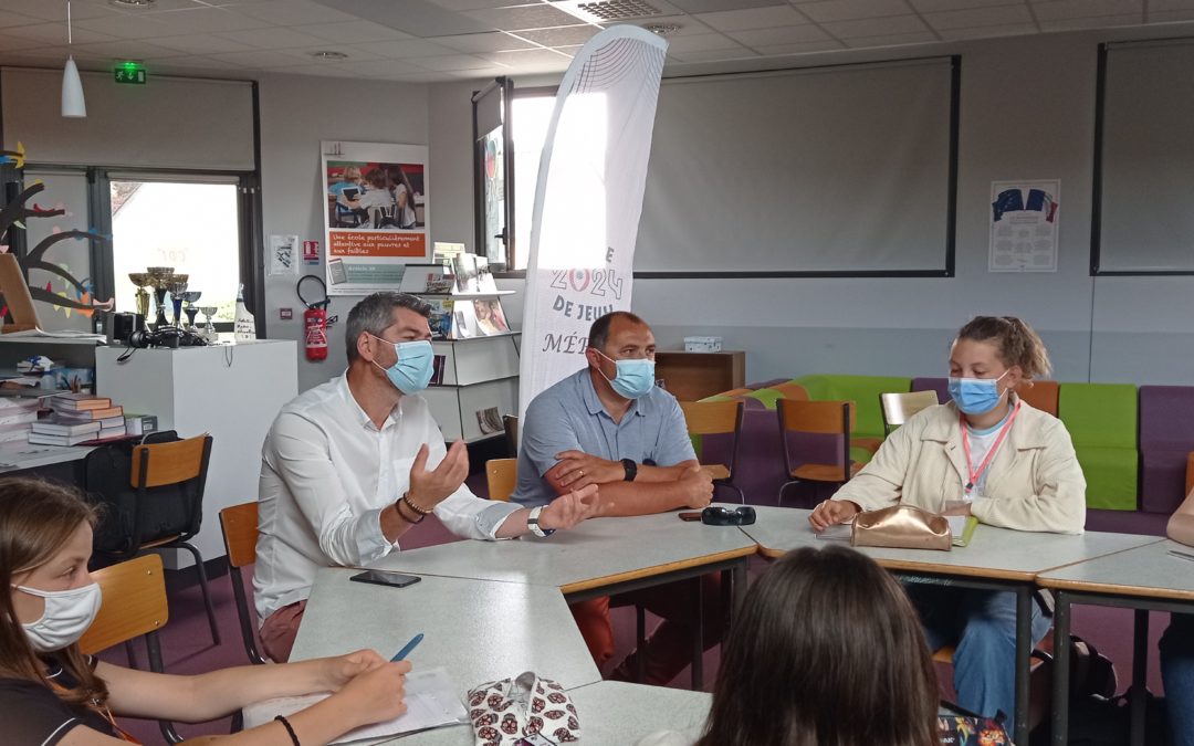 L’atelier presse a eu de la visite !