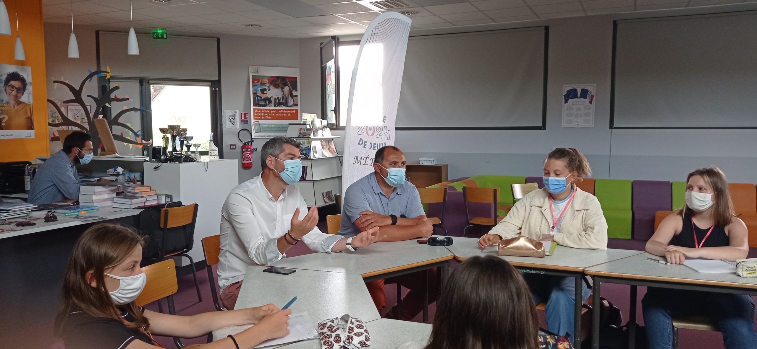 L&rsquo;atelier presse a eu de la visite !