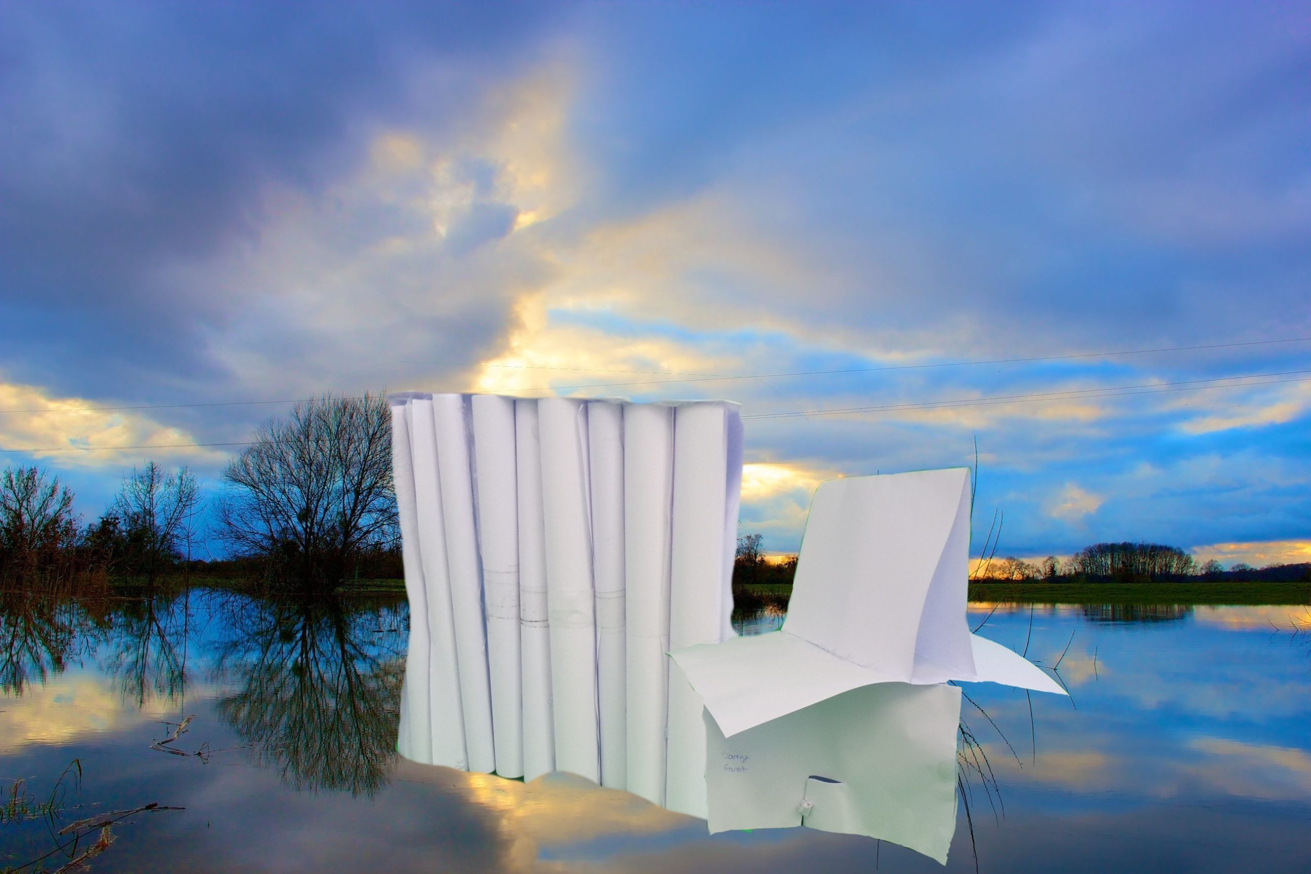 Une maison peu banale en papier