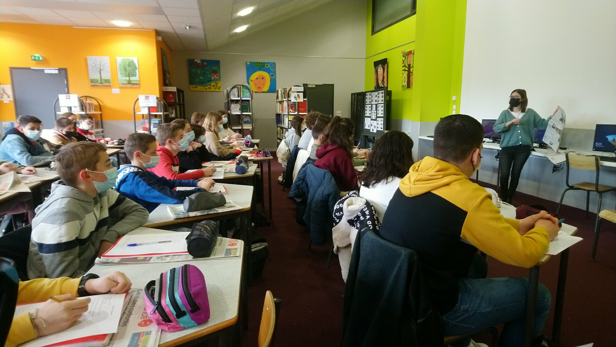 Rencontre avec des journalistes pour les 4A et 4B