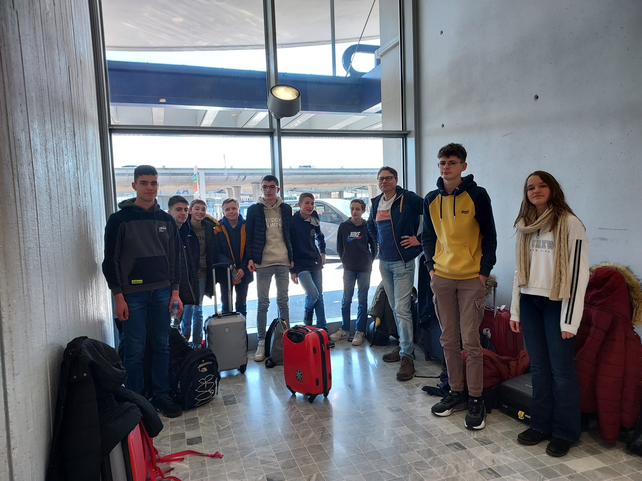 En direct de l&rsquo;aéroport.