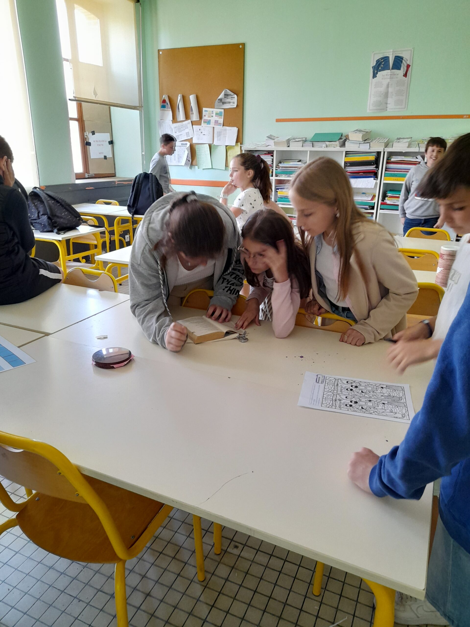 Activité Escape Game pour les élèves de catéchèse de Mme Paillard ainsi que M. Busson