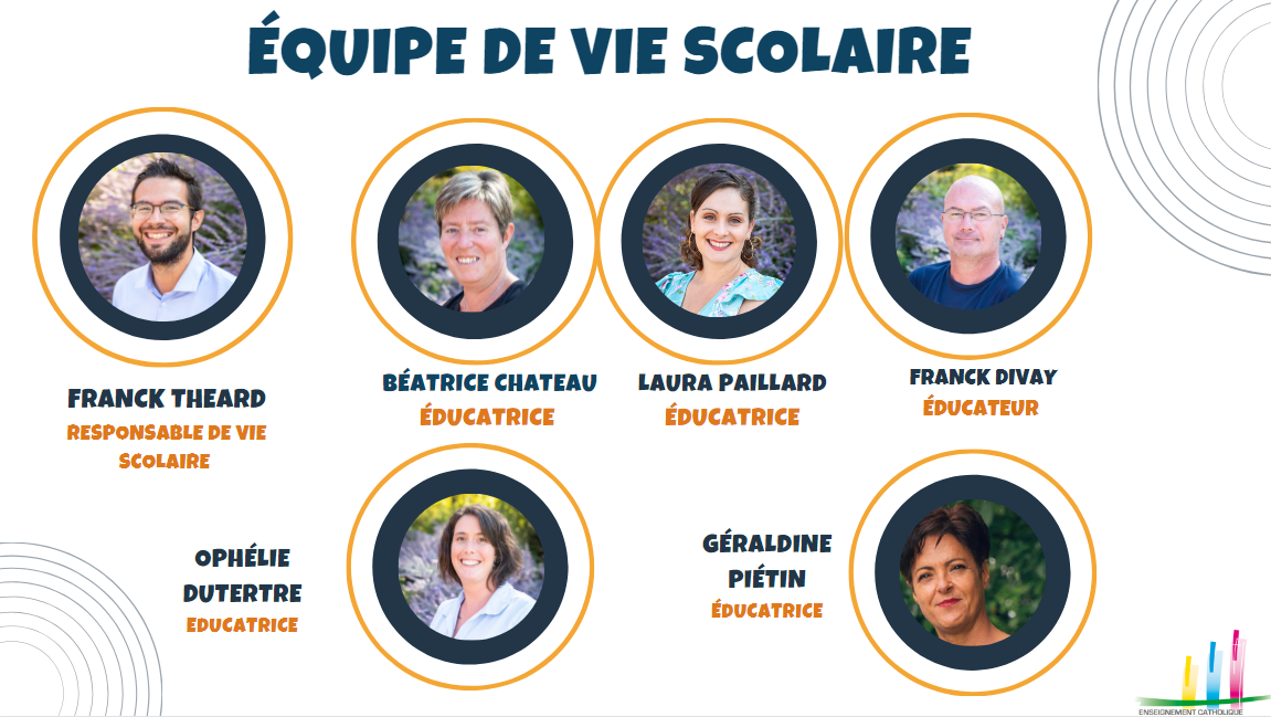 equipe vie scolaire 2023