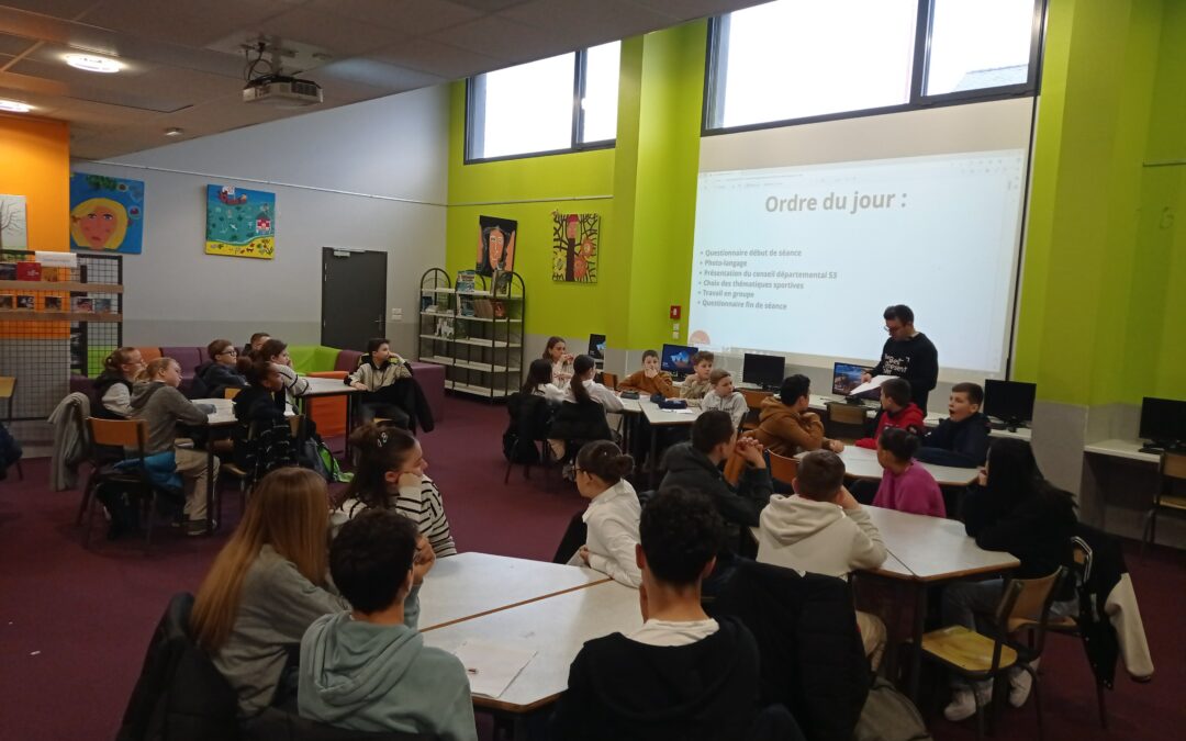 Présentation du Conseil De la Vie Collégienne à nos délégués