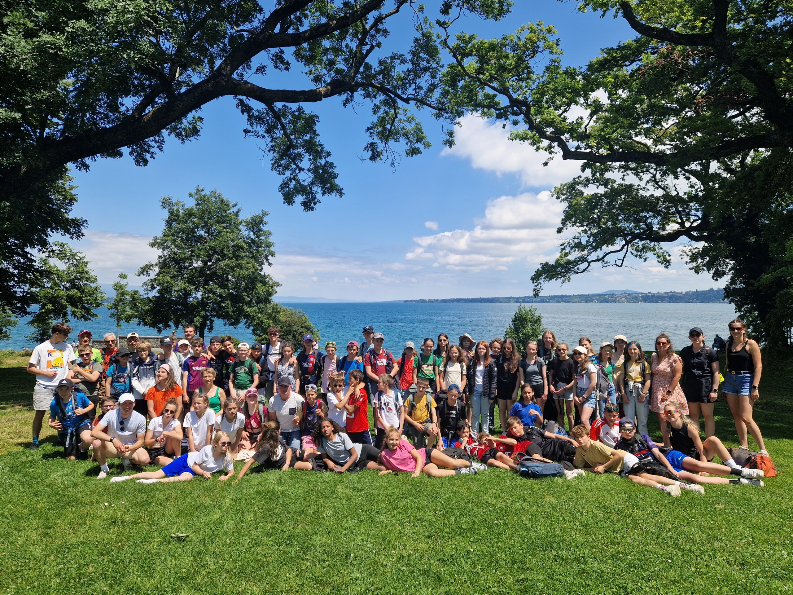 Sur les rives du Leman.