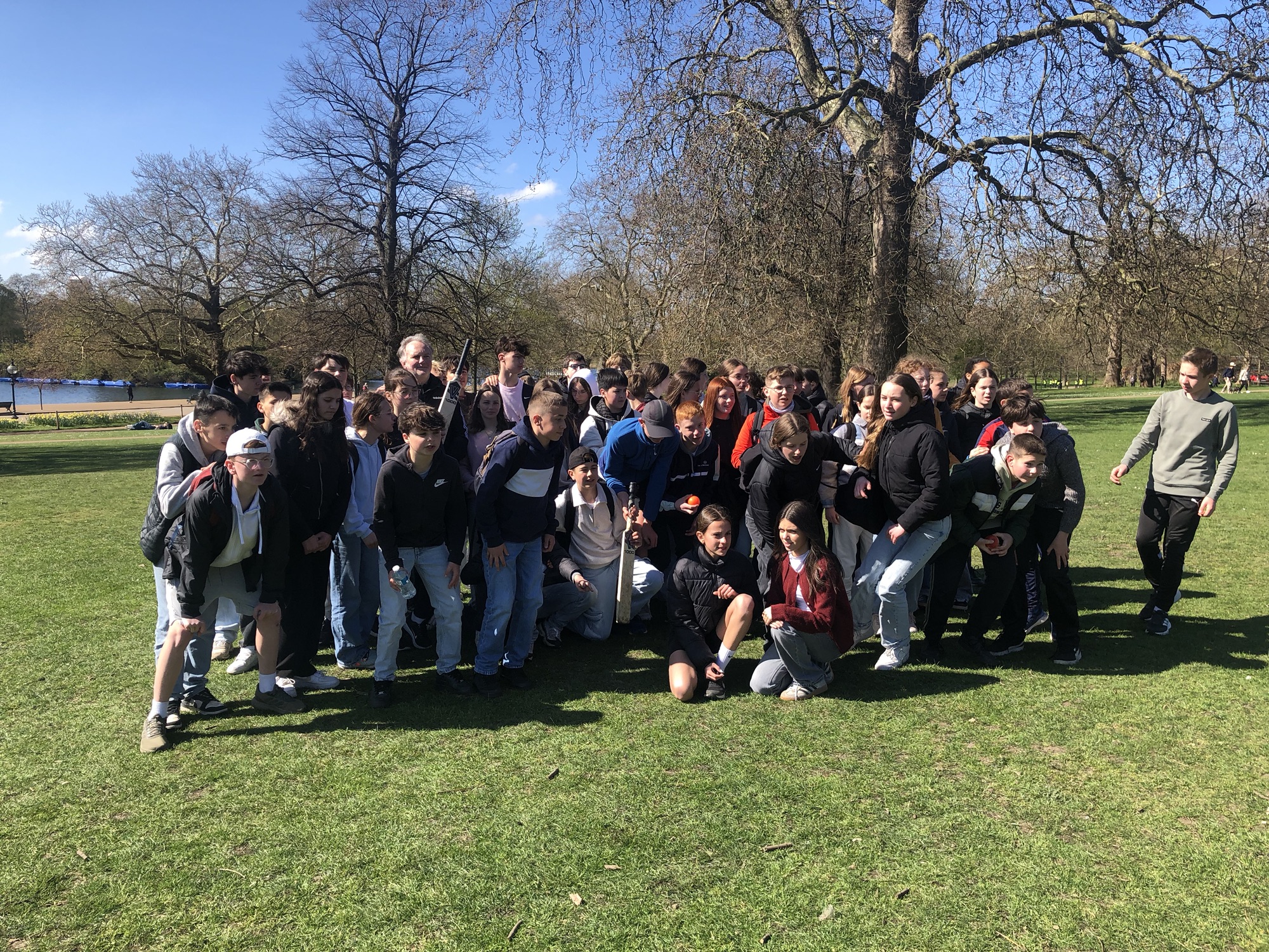 Cricket dans Hyde Park