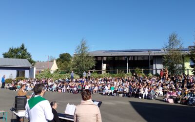Célébration de rentrée avec l’école Ste Marie et le collège St Joseph