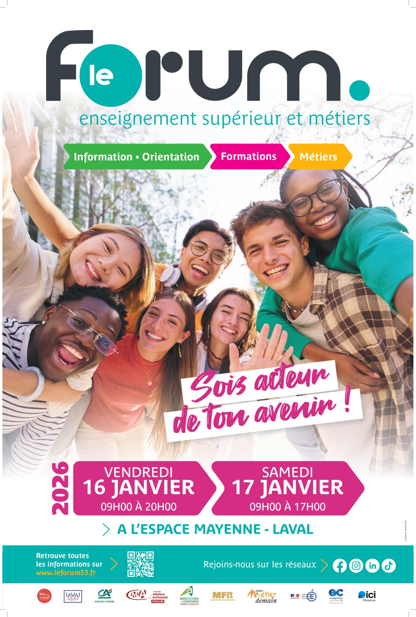 Forum des métiers à Laval pour les 4è et 3è