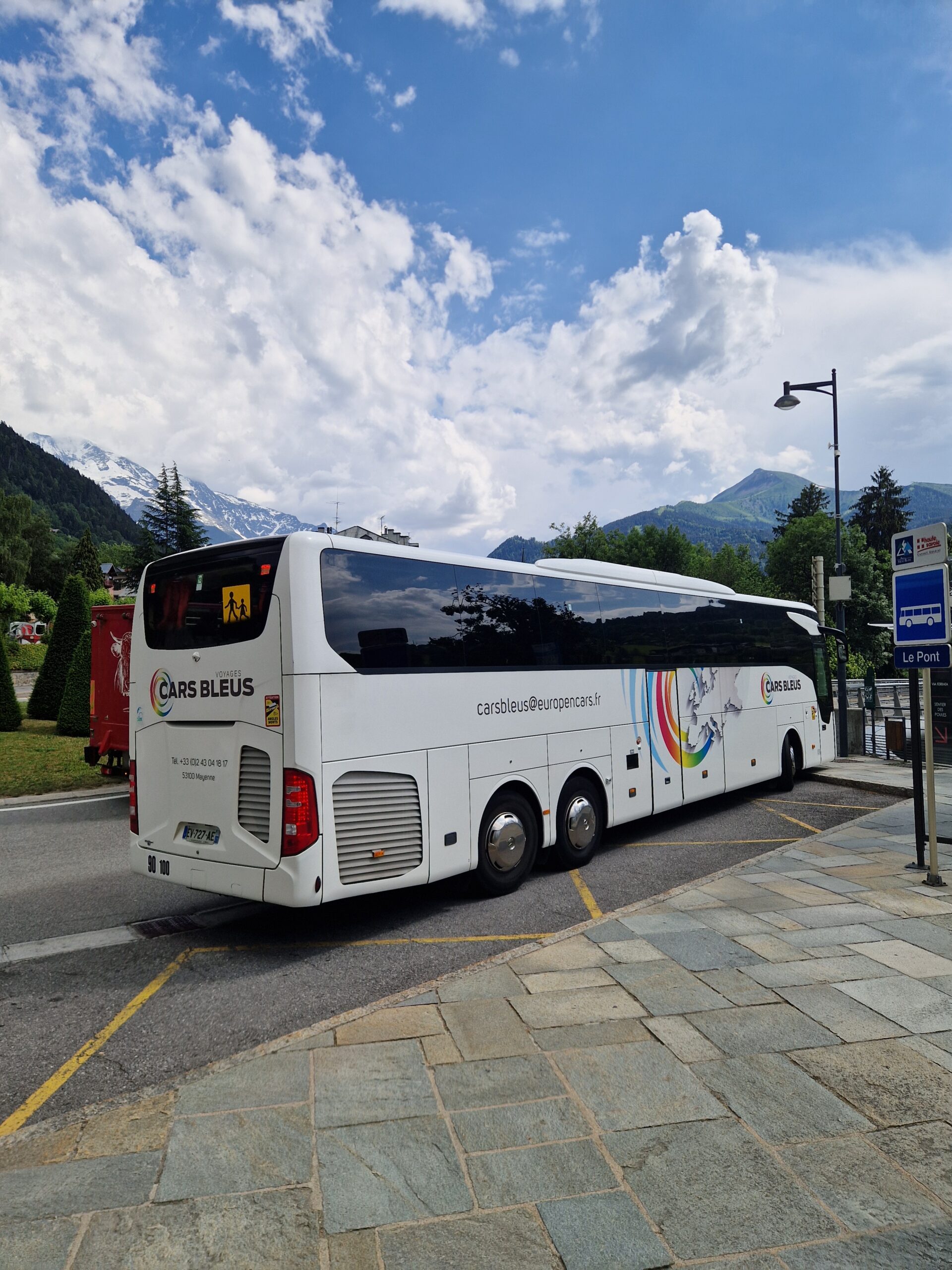 Bien arrivé à  St Gervais