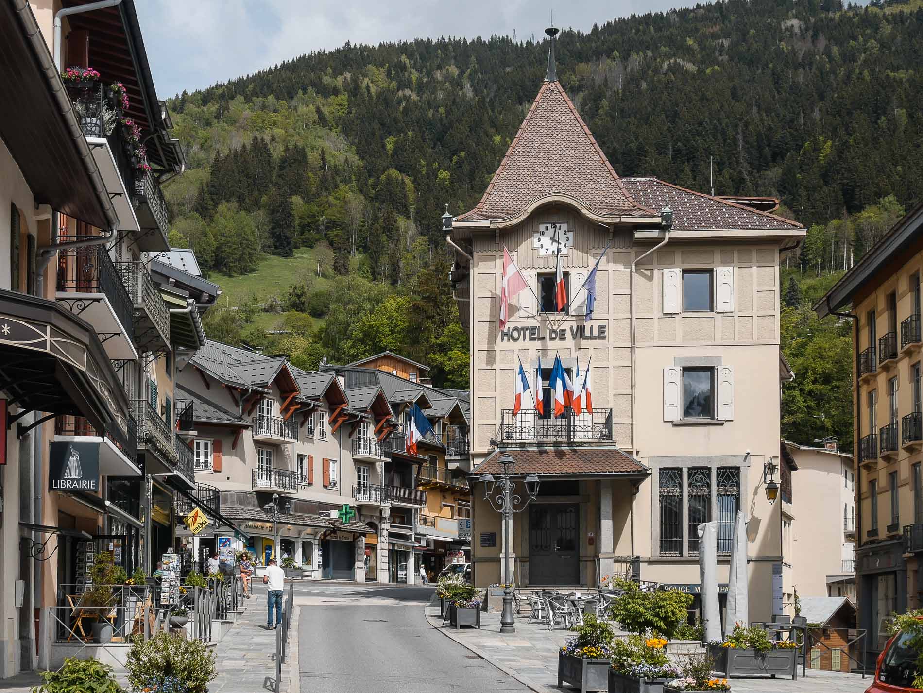 Bien arrivés à Saint Gervais